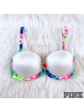 VS PINK STRAPLESS Push Up Bra